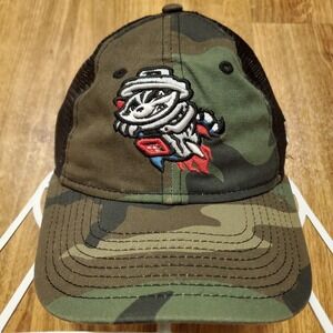 Rocket City‎ Trash Pandas Hat Snapback Camouflage New Era 9Twenty Youth